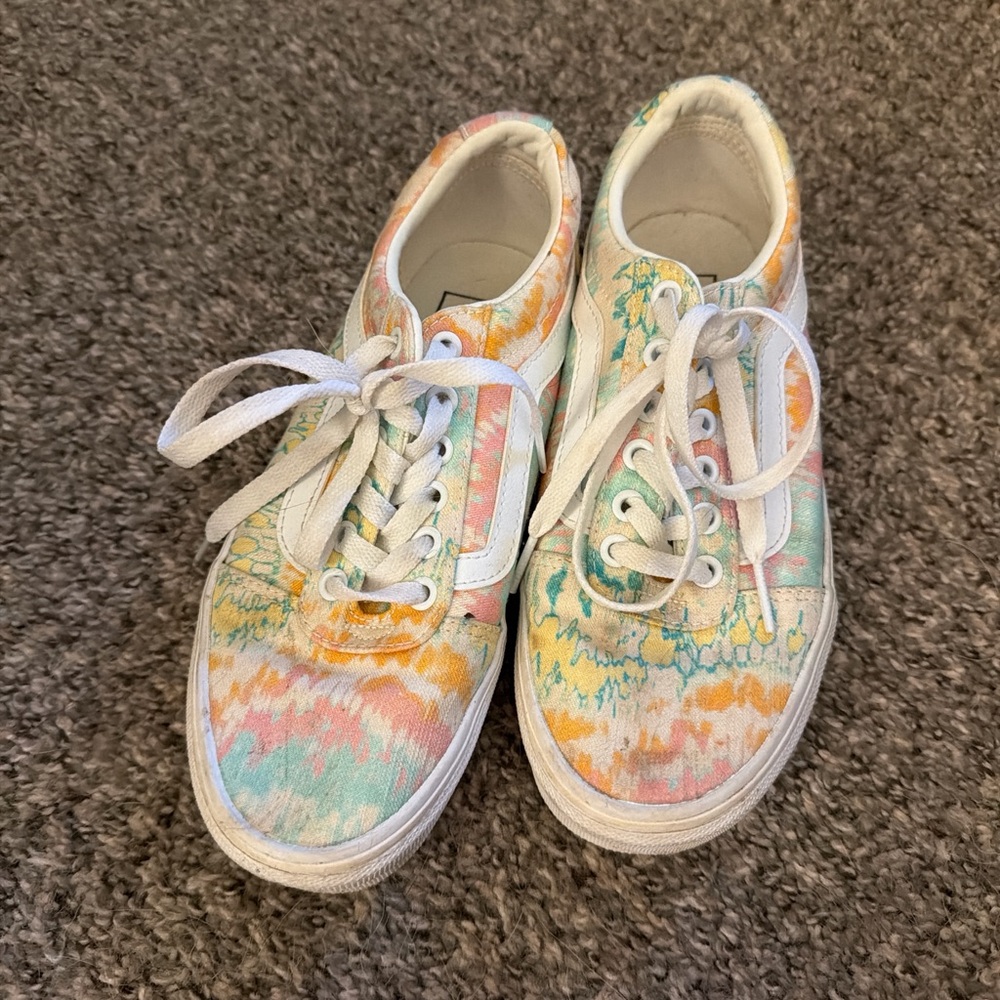 Multicolor Tie-Dye Women's Sneakers